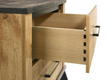 Kaywood Natural Pine 2-drawer Nightstand Bedside Table by Coaster at Eve Furniture