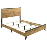 Kaywood Natural Pine 5-Piece Eastern King Bedroom Set by Coaster at Eve Furniture