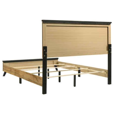 Kaywood Natural Pine 51-inch Eastern King Panel Bed by Coaster at Eve Furniture