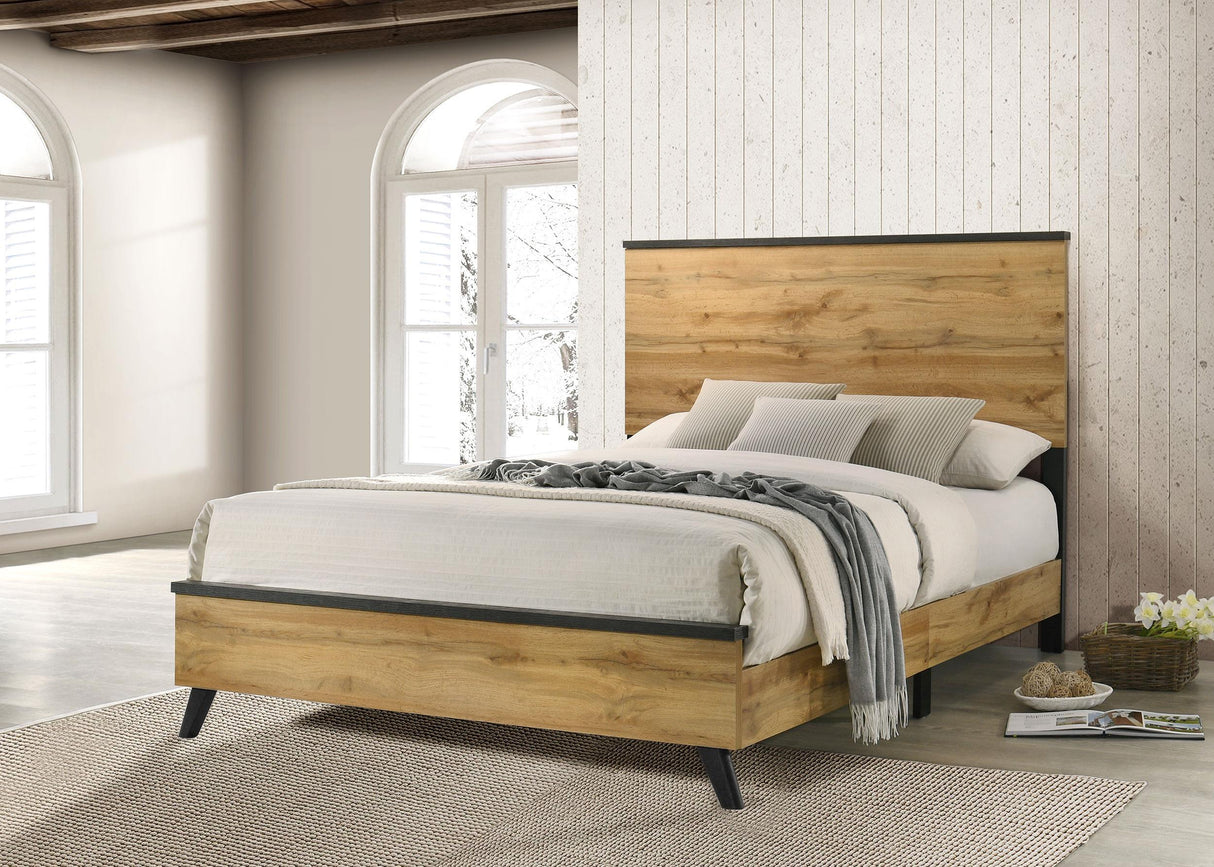Kaywood Natural Pine 51-inch Queen Panel Bed by Coaster at Eve Furniture