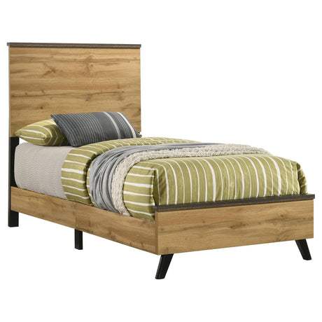 Kaywood Natural Pine 51-inch Twin Panel Bed by Coaster at Eve Furniture