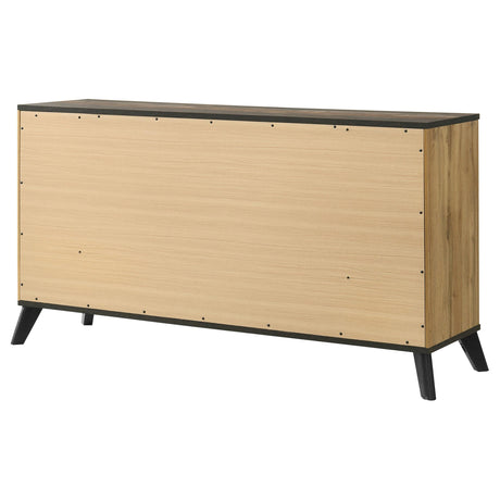 Kaywood Natural Pine 6-drawer Dresser Cabinet by Coaster at Eve Furniture