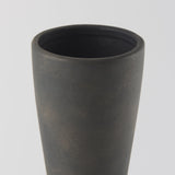 Kaz 8.3L x 3.9W x 16.7H Earthy Brown Ceramic Vase by Mercana at Eve Furniture