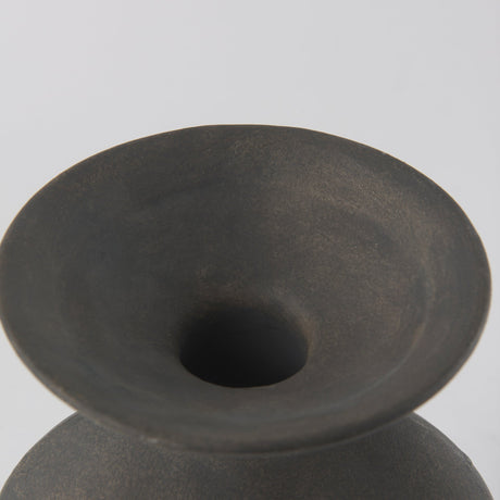Kaz Earthy Brown Ceramic Vase by Mercana at Eve Furniture