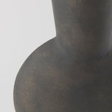 Kaz 8.3L x 3.9W x 16.7H Earthy Brown Ceramic Vase by Mercana at Eve Furniture
