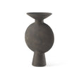 Kaz Earthy Brown Ceramic Vase by Mercana at Eve Furniture