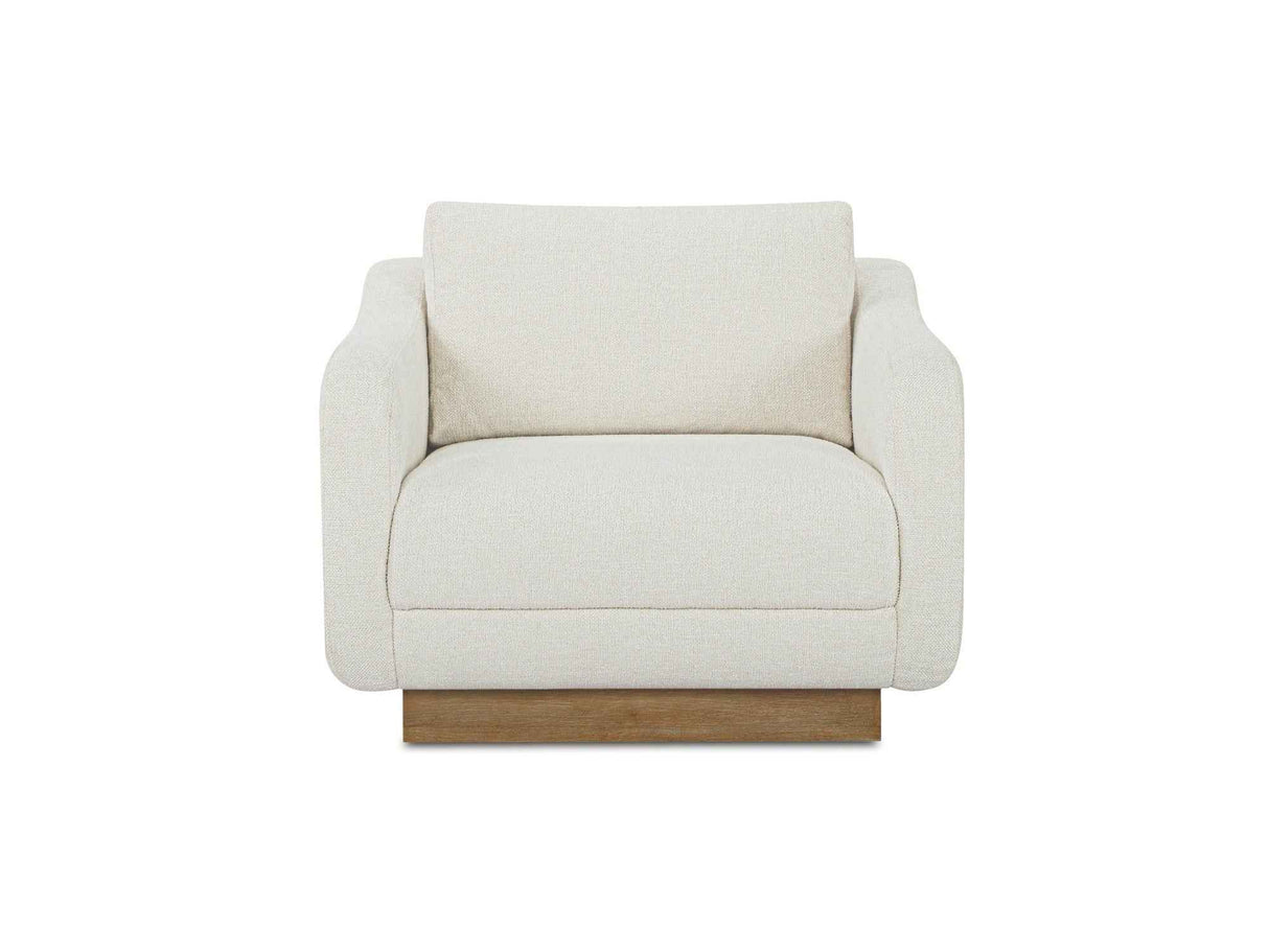 Keane Cream Lounge Chair by Moe's Home at Eve Furniture