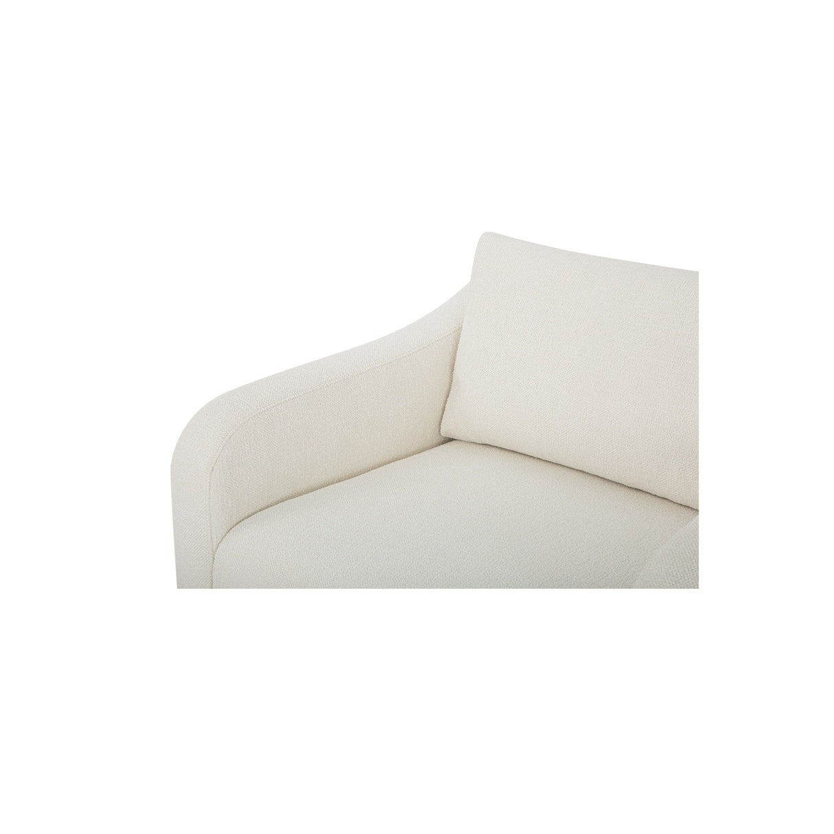 Keane Cream Lounge Chair by Moe's Home at Eve Furniture
