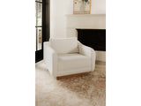 Keane Cream Lounge Chair by Moe's Home at Eve Furniture