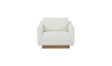 Keane Lounge Chair Cream by Moe's Home at Eve Furniture