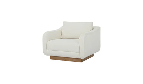 Keane Lounge Chair Cream by Moe's Home at Eve Furniture