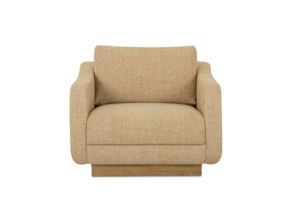 Keane Ochre Lounge Chair by Moe's Home at Eve Furniture