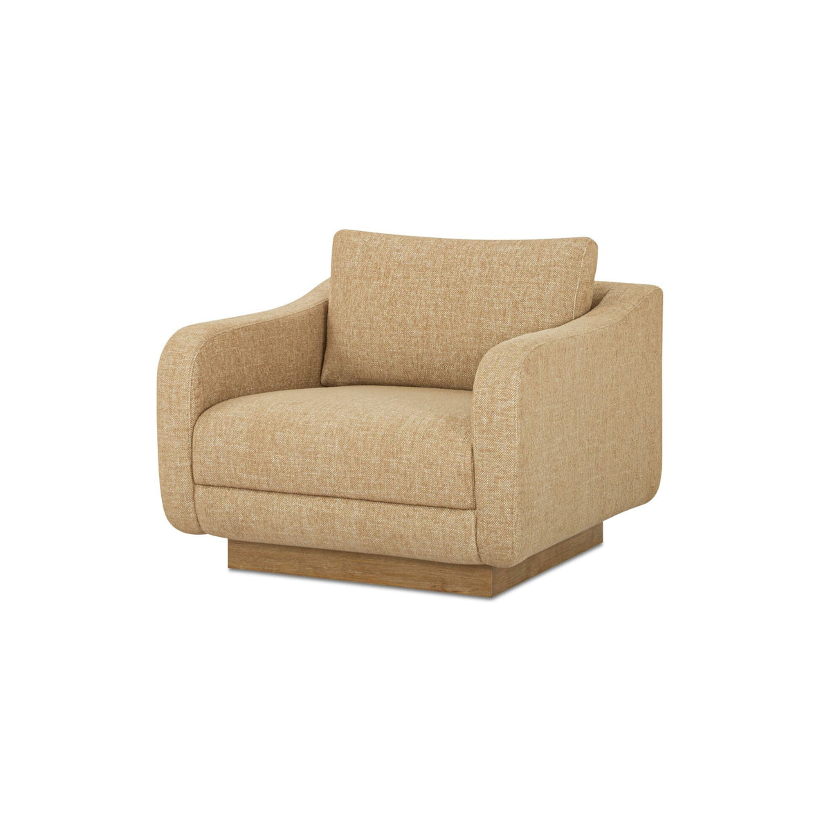 Keane Ochre Lounge Chair by Moe's Home at Eve Furniture