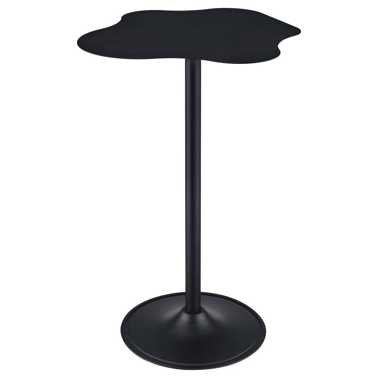 Keanu Pedestal Black Cloud-Shaped Top Bar Table by Coaster at Eve Furniture