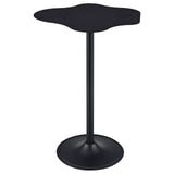 Keanu Pedestal Black Cloud-Shaped Top Bar Table by Coaster at Eve Furniture
