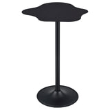 Keanu Pedestal Black Cloud-Shaped Top Bar Table by Coaster at Eve Furniture