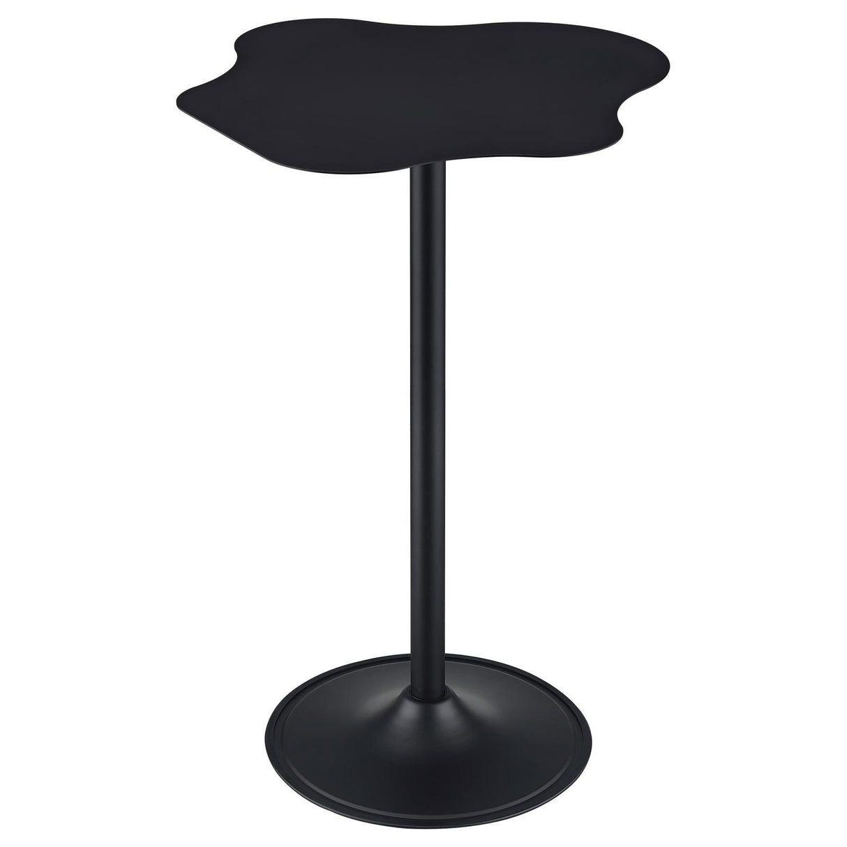 Keanu Pedestal Black Cloud-Shaped Top Bar Table by Coaster at Eve Furniture