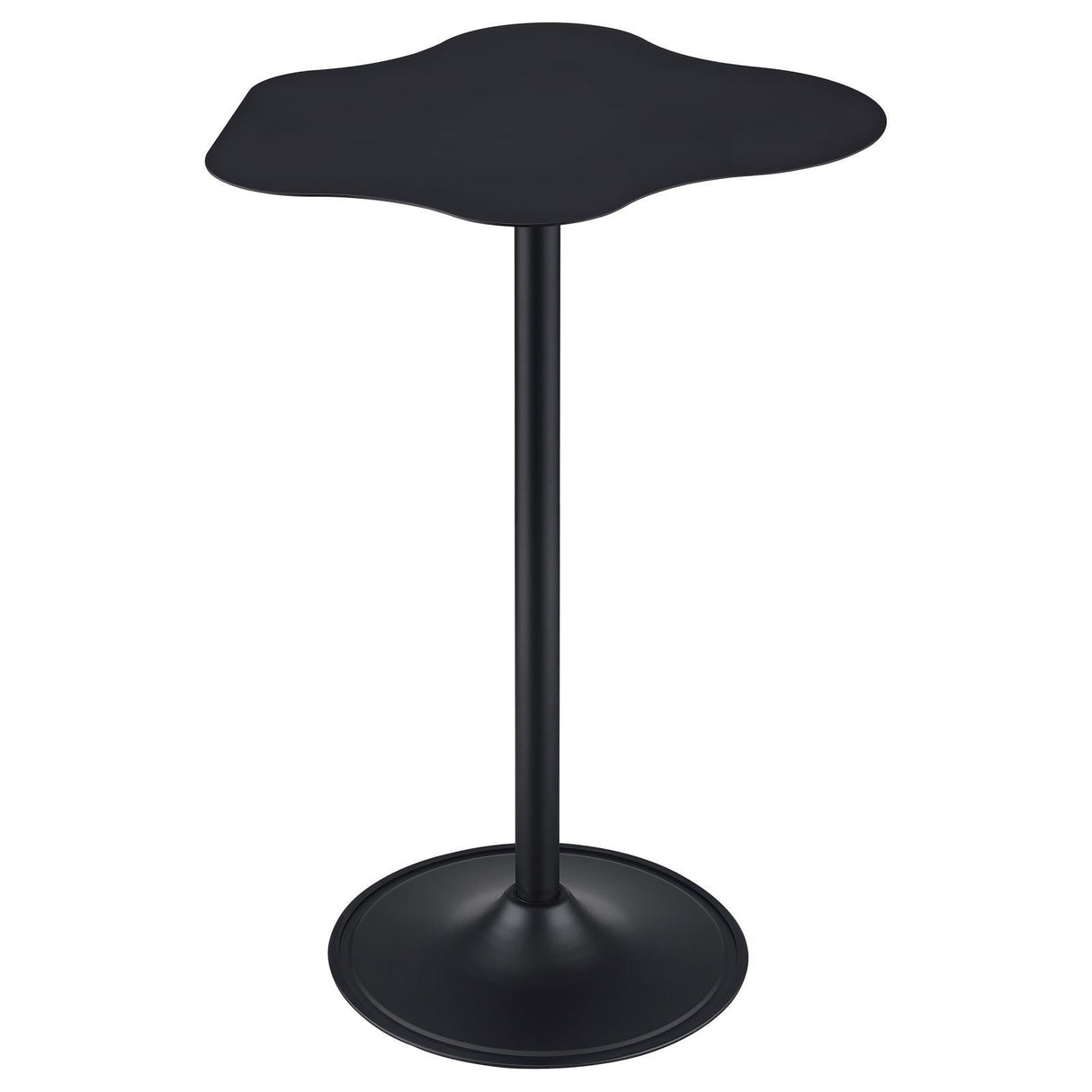 Keanu Pedestal Black Cloud-Shaped Top Bar Table by Coaster at Eve Furniture