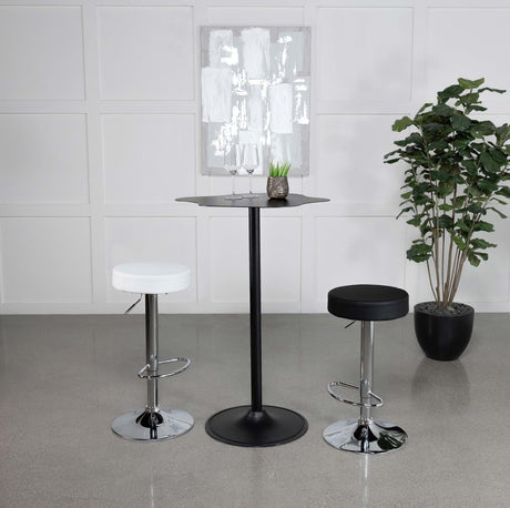 Keanu Pedestal Black Cloud-Shaped Top Bar Table by Coaster at Eve Furniture