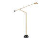 Keaton Gold/Black Floor Lamp by Crestview at Eve Furniture