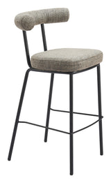 Kede Green Tweed Barstool by Zuomod at Eve Furniture