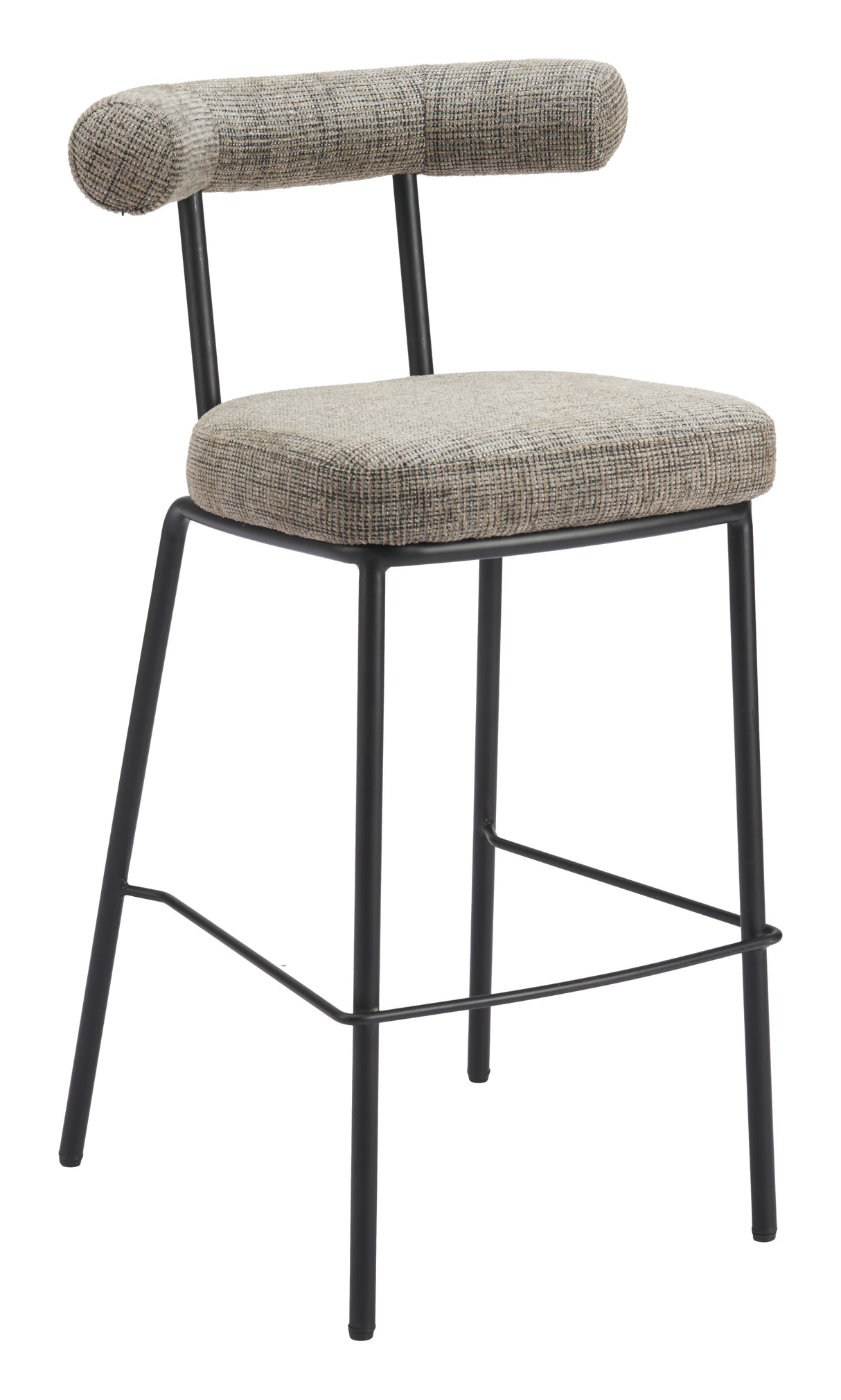 Kede Green Tweed Barstool by Zuomod at Eve Furniture