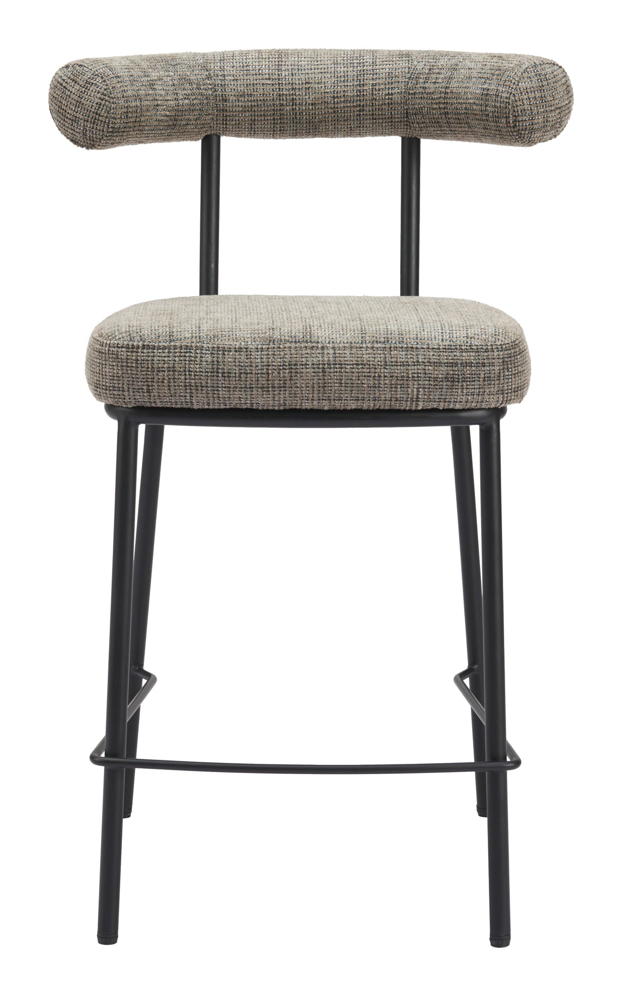 Kede Green Tweed Counter Stool by Zuomod at Eve Furniture