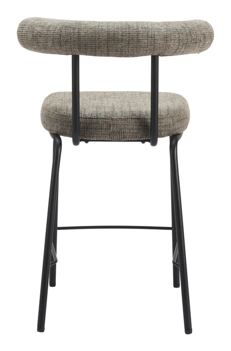 Kede Green Tweed Counter Stool by Zuomod at Eve Furniture