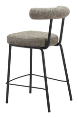 Kede Green Tweed Counter Stool by Zuomod at Eve Furniture