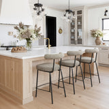Kede Green Tweed Counter Stool by Zuomod at Eve Furniture