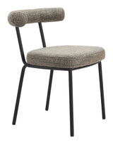 Kede Green Tweed Dining Chair (Set of 2) by Zuomod at Eve Furniture