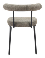 Kede Green Tweed Dining Chair (Set of 2) by Zuomod at Eve Furniture