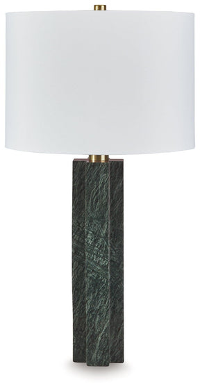 Keegan Green Table Lamp by Ashley at Eve Furniture
