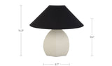 Keeley Table Lamp White by Moe's Home at Eve Furniture