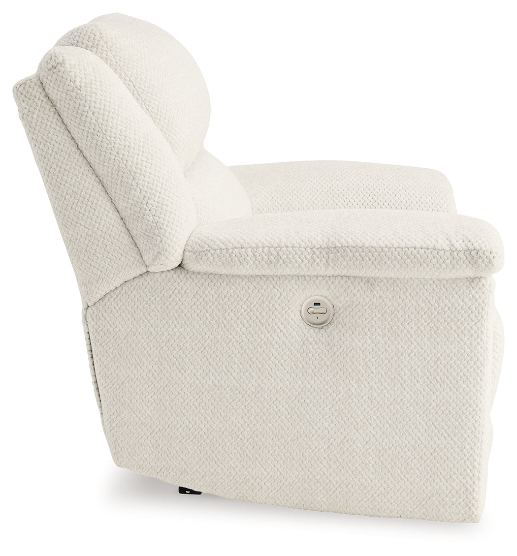 Keensburg Linen Oversized Power Recliner