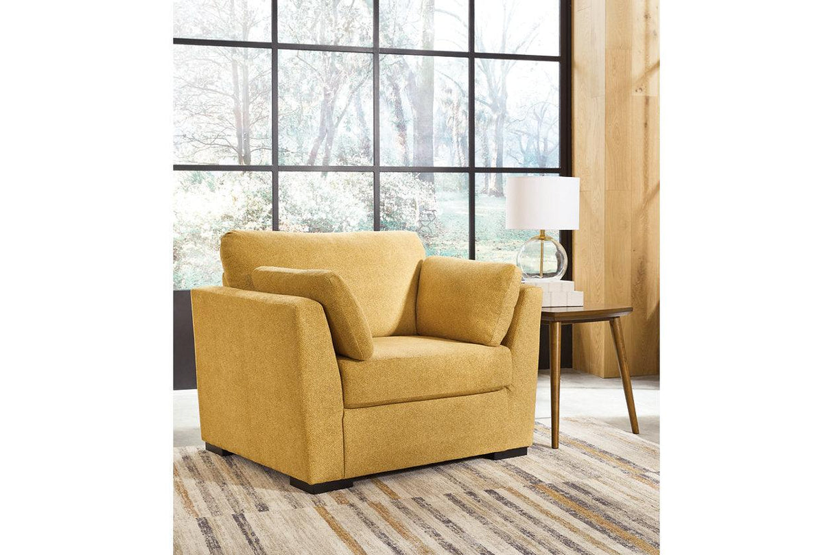 Keerwick Sofa, Loveseat, Oversized Chair and Ottoman by Ashley at Eve Furniture