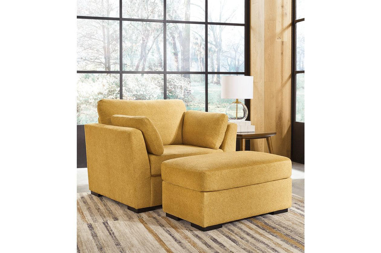 Keerwick Sofa, Loveseat, Oversized Chair and Ottoman by Ashley at Eve Furniture