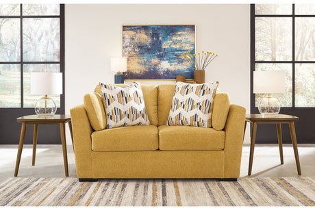 Keerwick Sunflower Living Room Set by Ashley at Eve Furniture