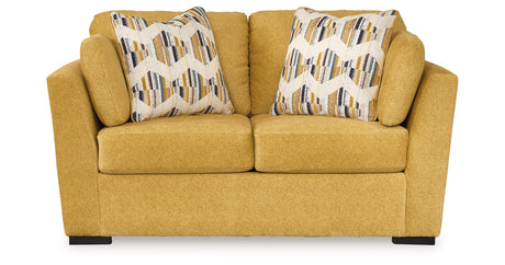 Keerwick Sunflower Living Room Set by Ashley at Eve Furniture