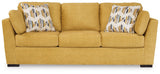 Keerwick Sunflower Queen Sofa Sleeper by Ashley at Eve Furniture