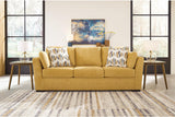 Keerwick Sunflower Sofa & Loveseat by Ashley at Eve Furniture