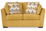 Keerwick Sunflower Sofa & Loveseat by Ashley at Eve Furniture