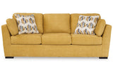 Keerwick Sunflower Sofa & Loveseat by Ashley at Eve Furniture