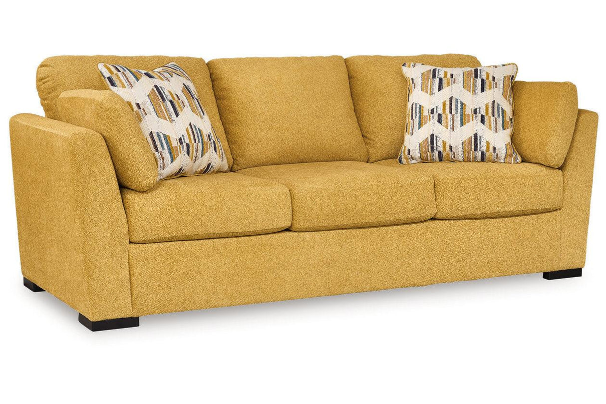 Keerwick Sunflower Sofa & Loveseat by Ashley at Eve Furniture