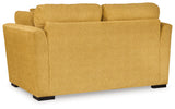 Keerwick Sunflower Sofa, Loveseat, Oversized Chair and Ottoman by Ashley at Eve Furniture