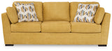 Keerwick Sunflower Sofa, Loveseat, Oversized Chair and Ottoman by Ashley at Eve Furniture