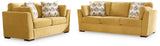 Keerwick Sunflower Sofa, Loveseat, Oversized Chair and Ottoman by Ashley at Eve Furniture