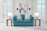 Keerwick Teal Loveseat