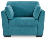 Keerwick Teal Oversized Chair by Ashley - Eve Furniture