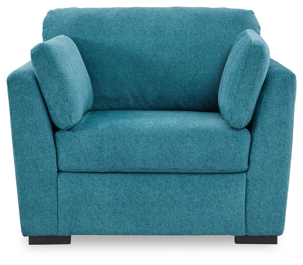 Keerwick Teal Oversized Chair by Ashley at Eve Furniture